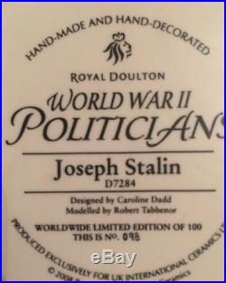 Royal Doulton D7284 Joseph Stalin Large Character Jug 98/100