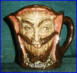 Royal Doulton DEVIL MEPHISTOPHELES Character Toby Jug with 2 Faces HTF Nice