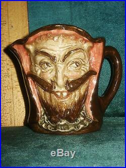 Royal Doulton DEVIL MEPHISTOPHELES Character Toby Jug with 2 Faces HTF Nice