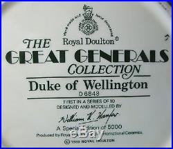 Royal Doulton DUKE of WELLINGTON Lg Character Toby Jug D6848 Limited Edition