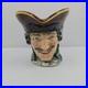 Royal Doulton Dick Turpin Character Toby Jug Large Pistol Handle Made in England