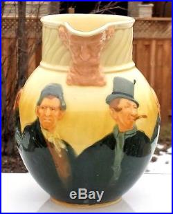 Royal Doulton Dicken's Characters Queensware Kingsware Whiskey Pitcher Jug D5708