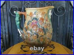 Royal Doulton Dickens Dream Characters' List Presentation Jug Pitcher Noke 1933