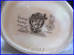 Royal Doulton Dickens Sairey Gamp From Martin Chuzzlewit D6395 Toby Jug Pitcher