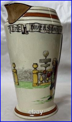 Royal Doulton Diversions Of Uncle Toby Series- 7.5 Water Pitcher