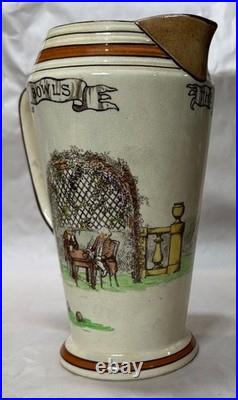 Royal Doulton Diversions Of Uncle Toby Series- 7.5 Water Pitcher