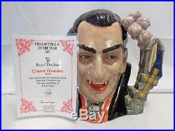 Royal Doulton Dracula 1997 Character Jug of the Year D7053 COA