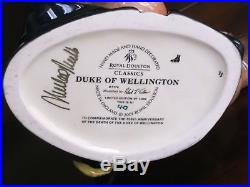 Royal Doulton Duke Wellington Toby Character Jug D7170 withBox Signed Ltd Ed 1000