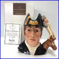 Royal Doulton Duke of Wellington Character Jug D7170 Large Limited Ed Signed Royal Doulton Duke of Wellington Character Jug D7170 Large Limited Ed Signed