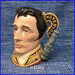 Royal Doulton Duke of Wellington D6848 Battle of Waterloo Toby Jug Large 7 Mint