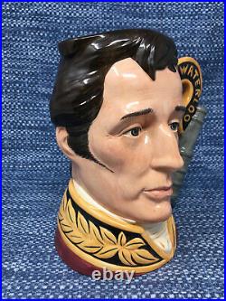 Royal Doulton Duke of Wellington D6848 Battle of Waterloo Toby Jug Large 7 Mint