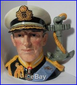Royal Doulton Earl Mountbatten Of Burma-character Jug Limited Edition D6944