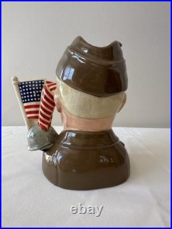 Royal Doulton Eisenhower Character Jug Great Generals Ltd Ed WWII England