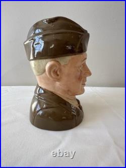 Royal Doulton Eisenhower Character Jug Great Generals Ltd Ed WWII England
