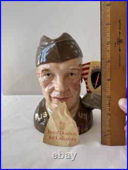 Royal Doulton Eisenhower Character Jug Great Generals Ltd Ed WWII England