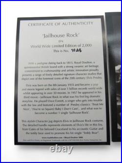 Royal Doulton Elvis Jailhouse Rock EP4 Character Jug Boxed-US Duties Prepaid