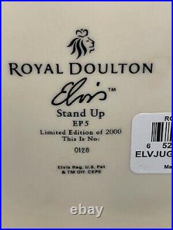 Royal Doulton Elvis Stand Up Large Character Toby Jug 2006 NIB 128/2000 Rare