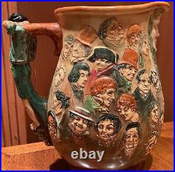 Royal Doulton England Charles Dickens Jug Characters 8 Piece Set