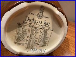 Royal Doulton England Charles Dickens Jug Characters 8 Piece Set