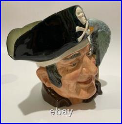 Royal Doulton England Large Character Jug Long John Silver (A) D6335 ca 1952