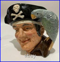 Royal Doulton England Large Character Jug Long John Silver (A) D6335 ca 1952