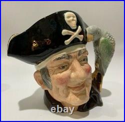 Royal Doulton England Large Character Jug Long John Silver (B) D6335 ca 1970