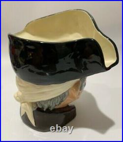 Royal Doulton England Large Character Jug Long John Silver (B) D6335 ca 1970