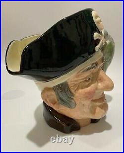 Royal Doulton England Large Character Jug Long John Silver (B) D6335 ca 1970