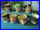Royal Doulton England Mini Character Toby Jugs 7 Pcs As Lot ^^