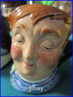 Royal Doulton England Mini Character Toby Jugs 7 Pcs As Lot ^^