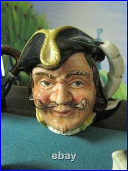 Royal Doulton England Mini Character Toby Jugs 7 Pcs As Lot ^^