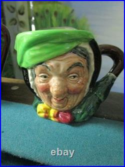 Royal Doulton England Mini Character Toby Jugs 7 Pcs As Lot ^^