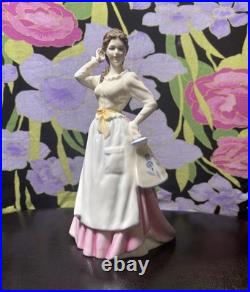 Royal Doulton Figurine Dairy Maid HN4249 Signed Made in England Bone China Rare