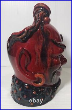 Royal Doulton Flambe Character Jug Aladdin's Genie D6971, with Certificate