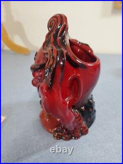 Royal Doulton Flambe Character Jug Aladdin's Genie D6971 withcert