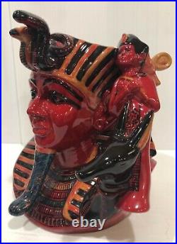 Royal Doulton Flambe Character Jug The Pharaoh D7028 (Ltd. Ed. 1500)