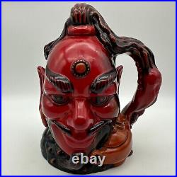 Royal Doulton Flambe Character Toby Jug Aladdin's Genie D6971 Limited With COA