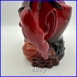 Royal Doulton Flambe Character Toby Jug Aladdin's Genie D6971 Limited With COA