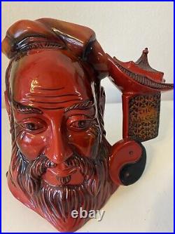 Royal Doulton Flambe Character Toby Mug/Jug Confucius D7003 #355/1750 MINT WithCOA
