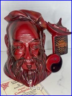 Royal Doulton Flambe Confucius D7003 Limited Edition 263/1750 COA