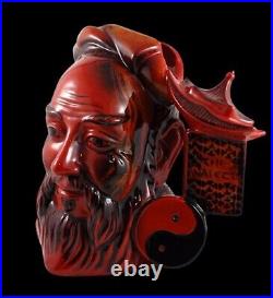 Royal Doulton Flambe Confucius D7003 Limited Edition Rare Character Jug