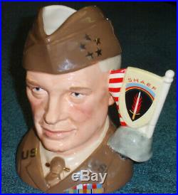 Royal Doulton GENERAL EISENHOWER Character Jug / c. 1993 Harper / Museum Quality