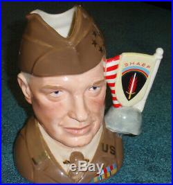 Royal Doulton GENERAL EISENHOWER Character Jug / c. 1993 Harper / Museum Quality