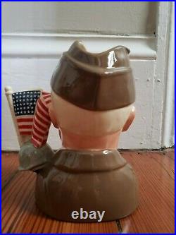 Royal Doulton GENERAL EISENHOWER D 6937 Character Jug. Limited Edition