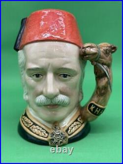 Royal Doulton General Gordon Character Jug, Ltd Ed of 1500, D6869, 7.25