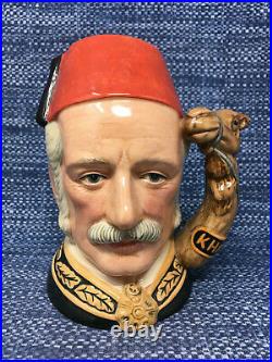 Royal Doulton General Gordon D6869 Khartoum Character Toby Jug Large 7.5 Mint