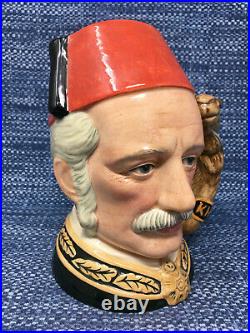 Royal Doulton General Gordon D6869 Khartoum Character Toby Jug Large 7.5 Mint