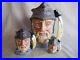 Royal Doulton Gladiator Character Jugs-Set of 3 Lg. D6550 Sm. D6553 Mini D6556