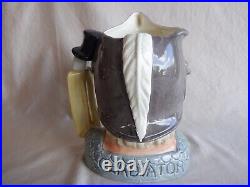 Royal Doulton Gladiator Character Jugs-Set of 3 Lg. D6550 Sm. D6553 Mini D6556