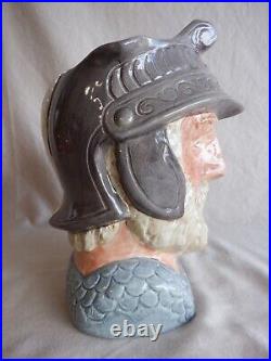 Royal Doulton Gladiator Character Jugs-Set of 3 Lg. D6550 Sm. D6553 Mini D6556